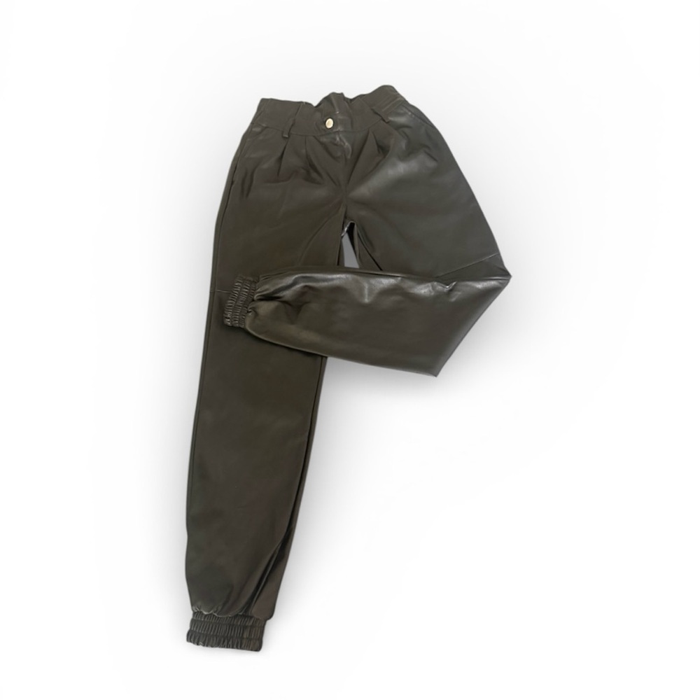 SO Black Pleather Pants